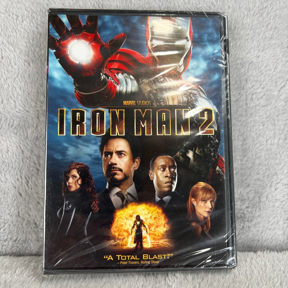 Marvel Iron Man 2 DVD Widescreen New Sealed MCU Action Movie Superhero Film